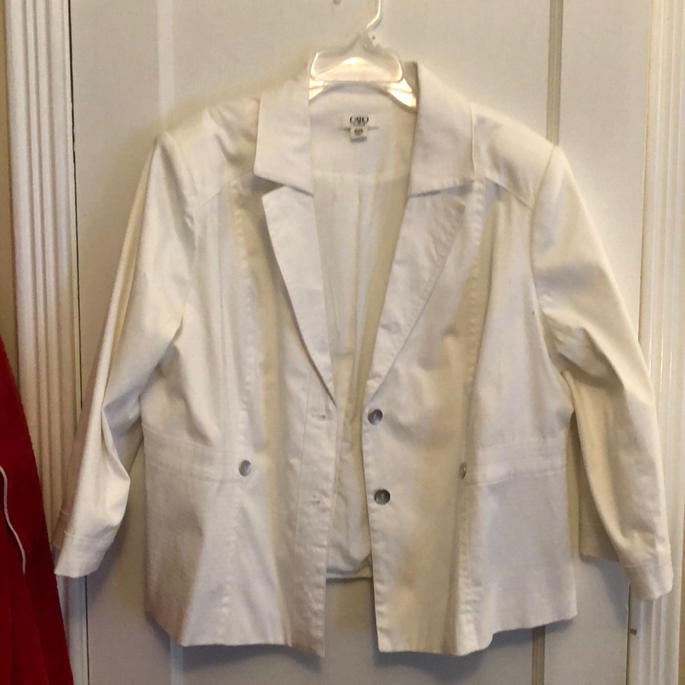 White dress jacket